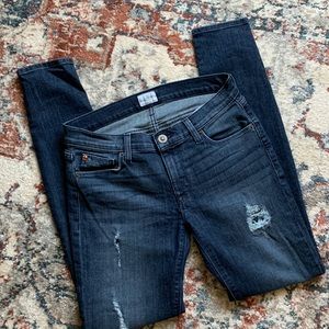 💙HUDSON Krista Super Skinny Dark Wash Jeans